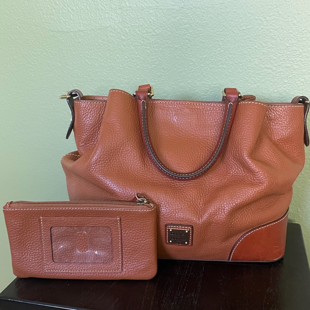 Dooney & Bourke Pebble Leather Brenna Bag & Wallet